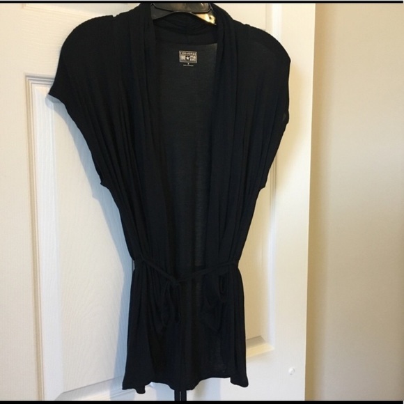 Converse One Star Draped Drapy Vest with Tie - Picture 1 of 8
